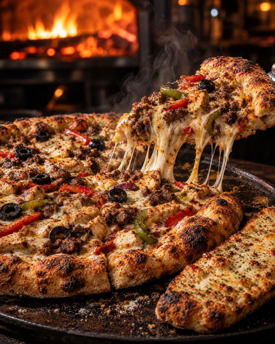Castle Grill Special pizza
